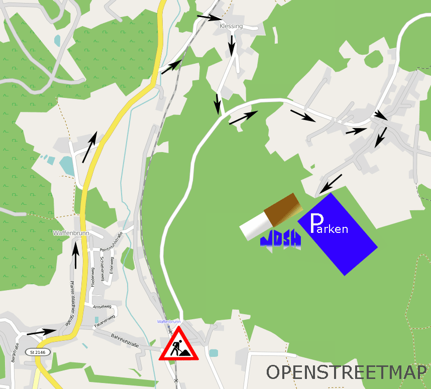 anfahrt openstreetmap new